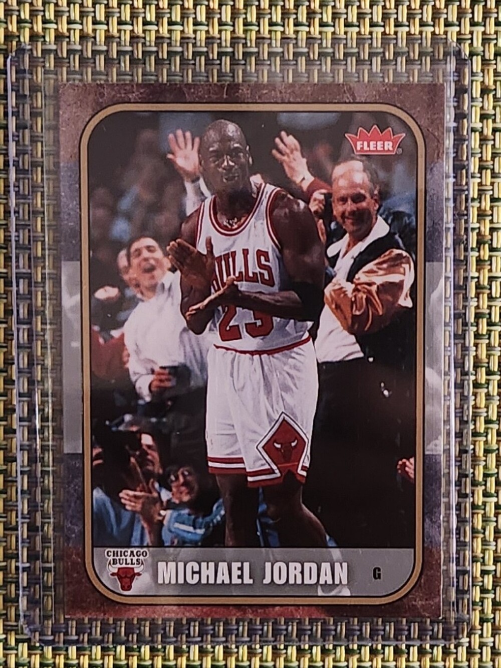 Michael Jordan Fleer Basketball Card